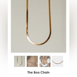 Sunday club apparel boa chain necklace new never worn. Got 2 of them as a gift.